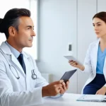 성형외과 상담 비용 - **Image Prompt: Empathetic Plastic Surgery Consultation**
A sophisticated and well-lit plastic s...